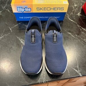 Skechers Men's Navy Slip-On Sneakers